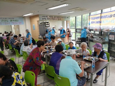 2019 수자원공사 한강권역본부 팔당권지사와 함께하는 보양식 나눔행사 이미지