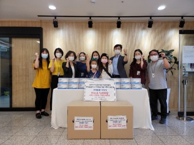 망월초등학교 혜린ㆍ혜주네 가족, 코로나19 극복을 기원하며 마스크 5,000장 후원 이미지