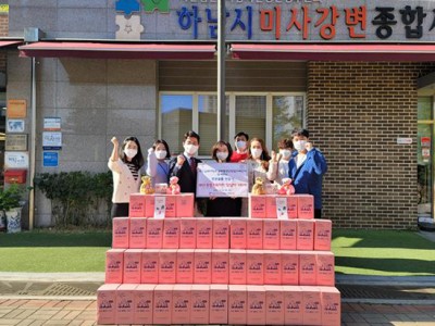 하남미사복지관-퍼스널쉐어링, 초경키트100세트 소녀들에 전달 이미지