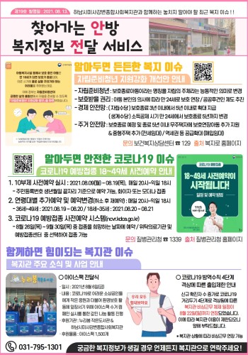 제19호 찾아가는 안방 복지정보 전달서비스 이미지