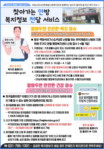 제101호 찾아가는 안방 복지정보 전달서비스 이미지