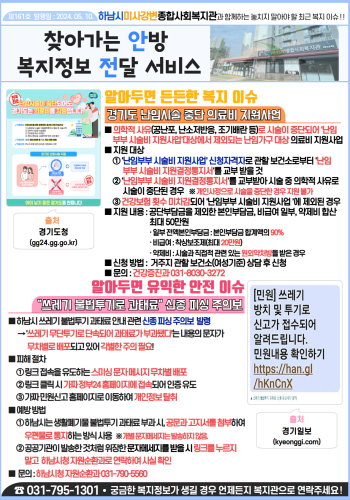 제161호 찾아가는 안방 복지정보 전달서비스 이미지