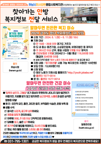 제164호 찾아가는 안방 복지정보 전달서비스 이미지