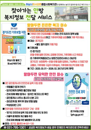 제204호 찾아가는 안방 복지정보 전달서비스 이미지
