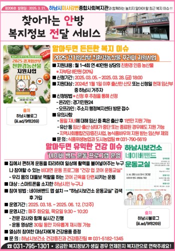 제206호 찾아가는 안방 복지정보 전달서비스 이미지