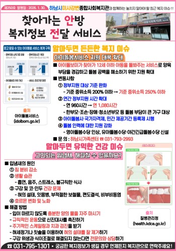 제250호 찾아가는 안방 복지정보 전달서비스 이미지