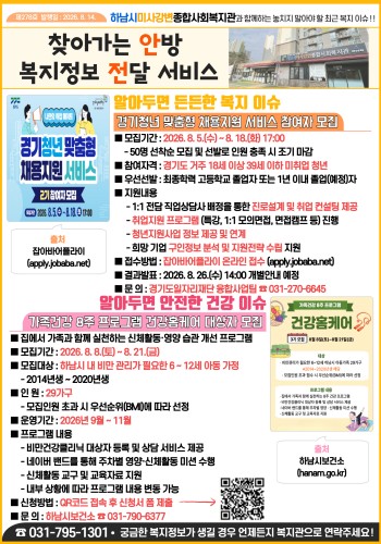 제278호 찾아가는 안방 복지정보 전달서비스 이미지