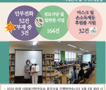 8월 24일 코로나19 극복! 안부전화로 마음을 전합니다. 이미지