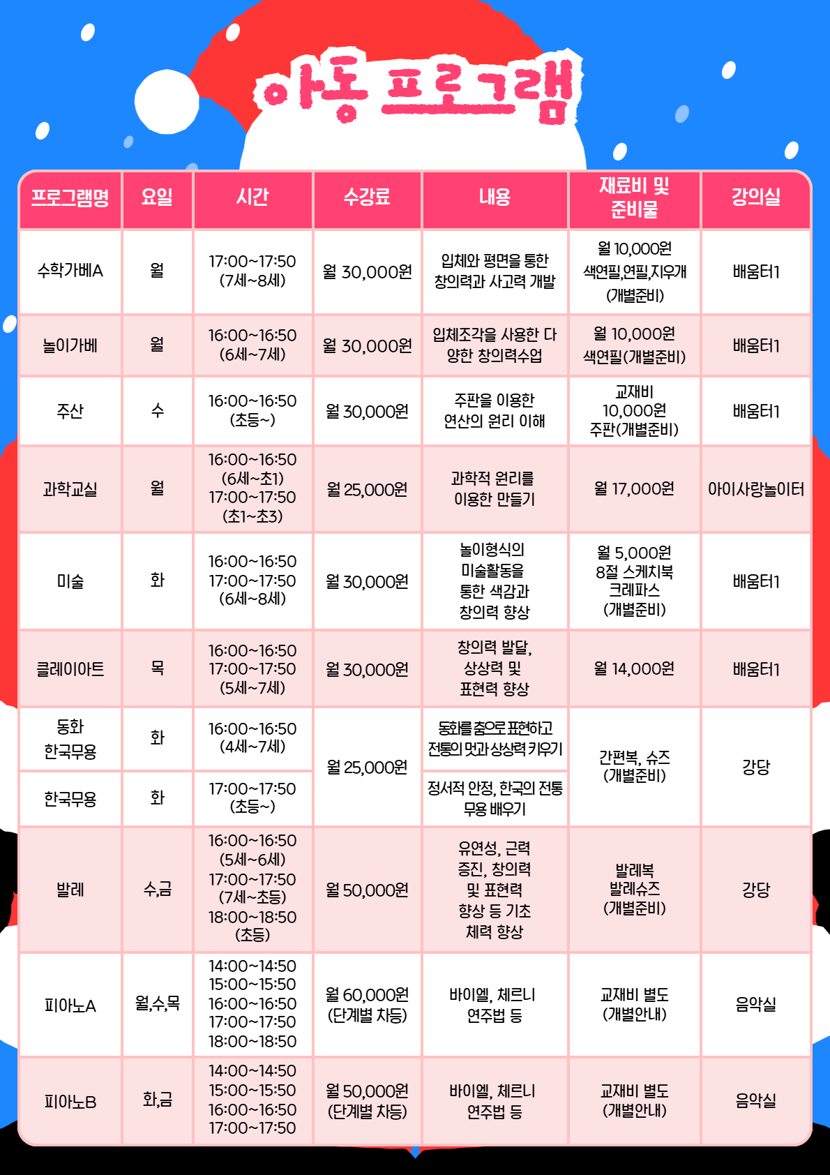교육문화프로그램